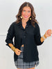 Rhinestone Long Sleeve Shirt  (Reg.)-2 Colors