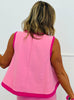 Contrast Trim Sleeveless Top (Reg.) - 2 Colors