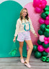 Ivory Lucky Girl Club Sweatshirt (Reg. & Plus)