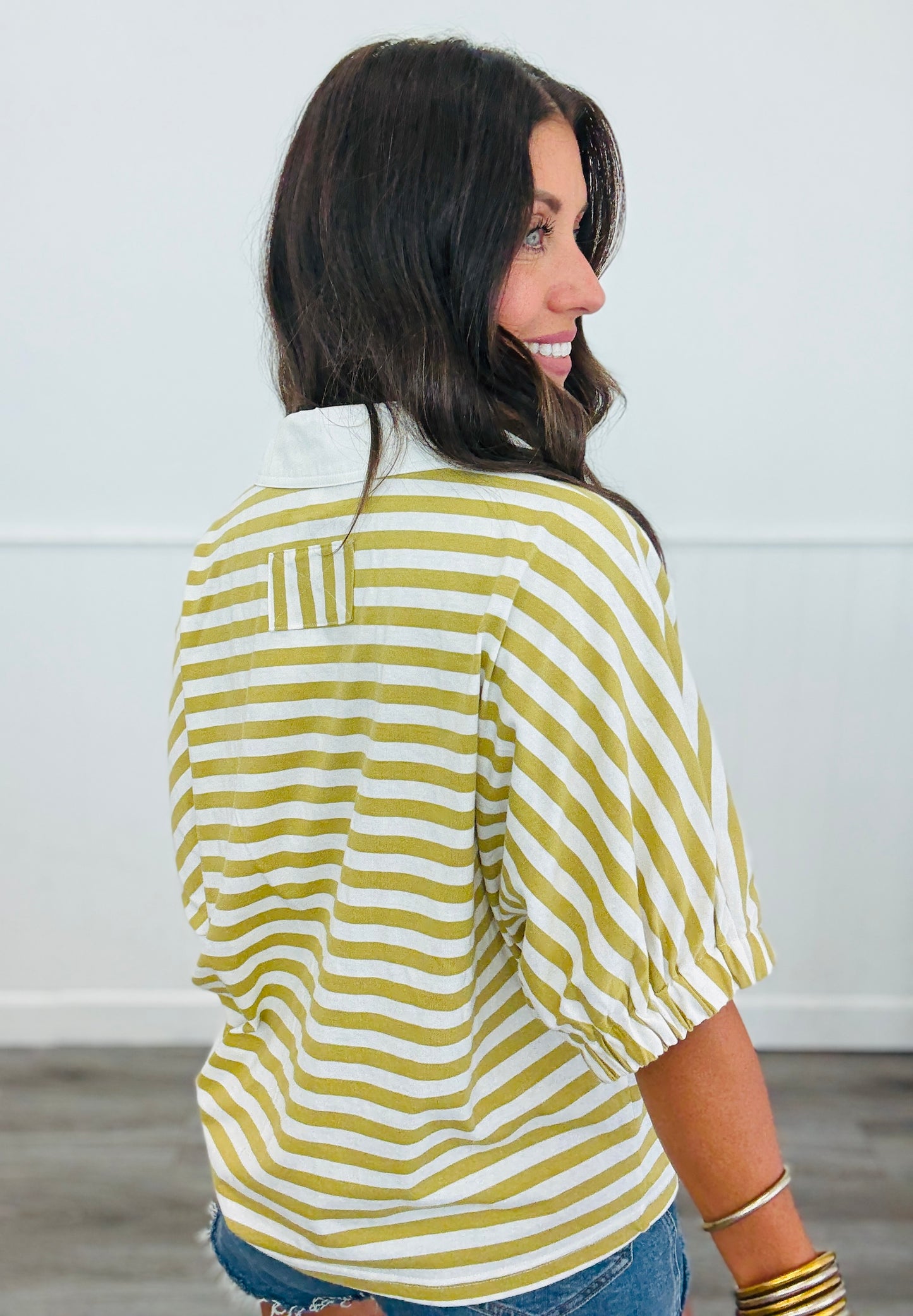 Simply Striped Pullover Top Remix (Reg & Plus)-2 Colors