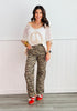 Leopard Pocket Straight Pants (Reg.)