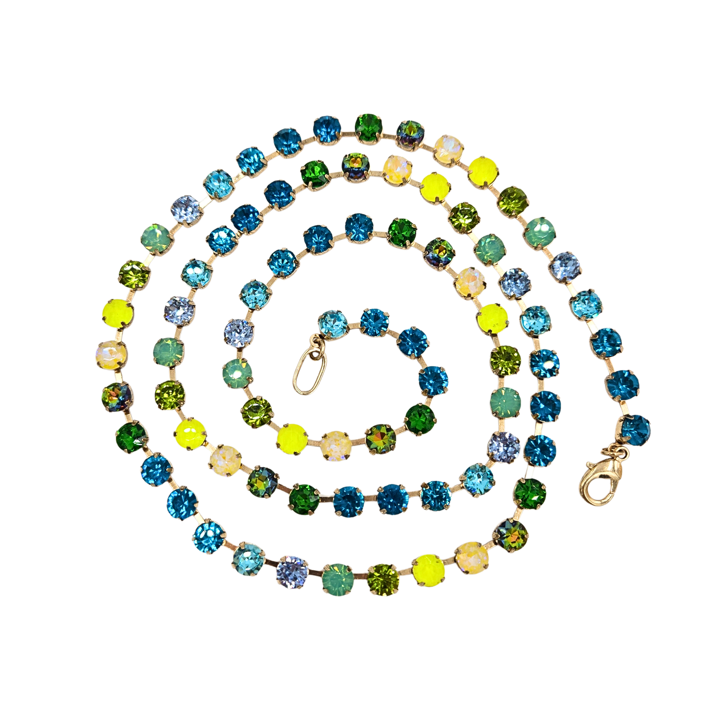 Sienna - The Sarah Necklace in Lagoon Mix