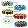 Jewel and Enamel Stretch Bracelet Mix 1 (6 colors)