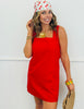 Red Mini Dress (Reg. and Plus)