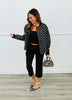 Black Slim Leg Woven Capri Pants (Reg.)