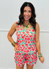 Whimsical Roses Top & Shorts Set (Reg.)