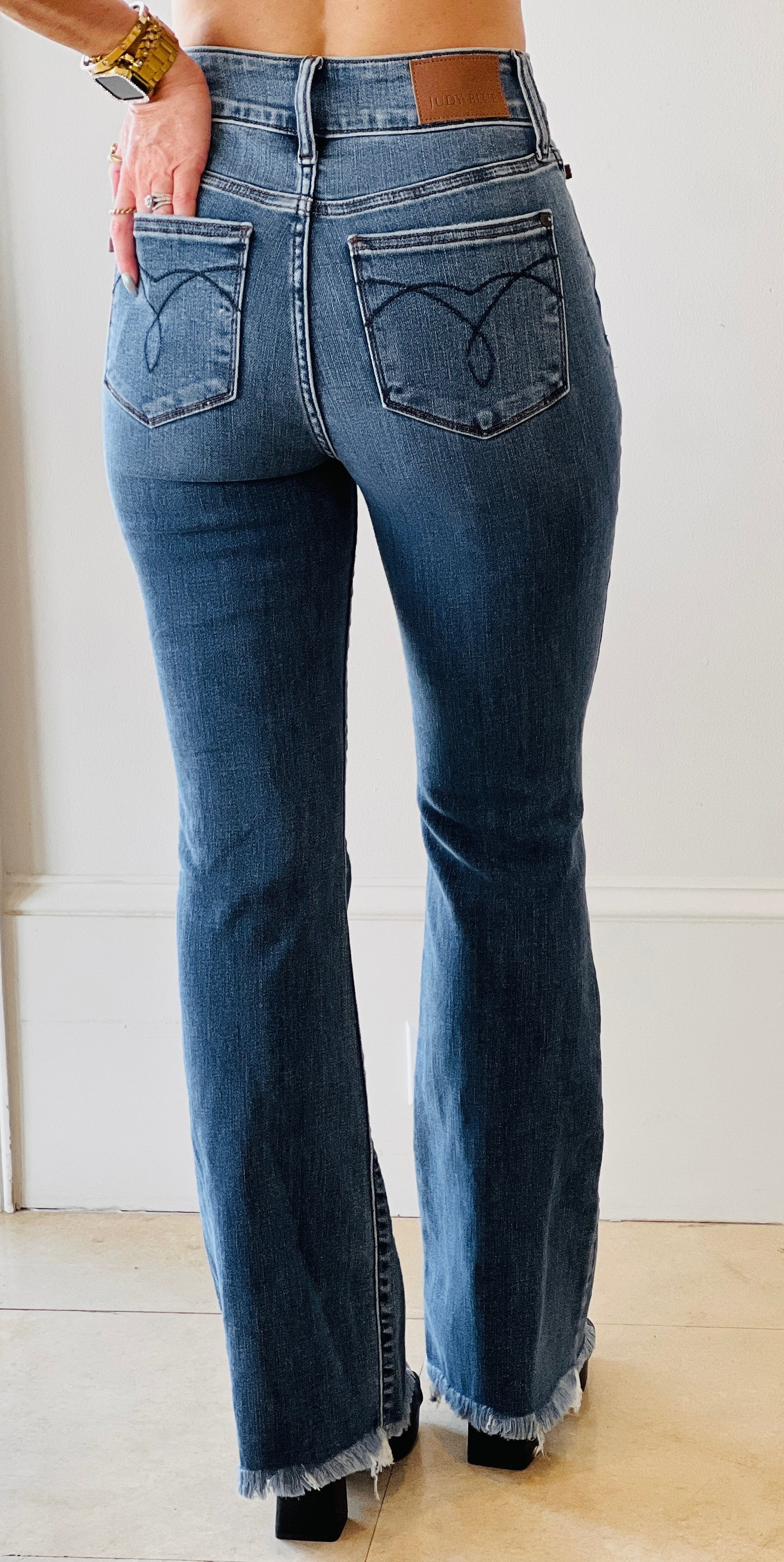 Judy Blue Double The Charm Bootcut Jeans (Reg. and Plus)
