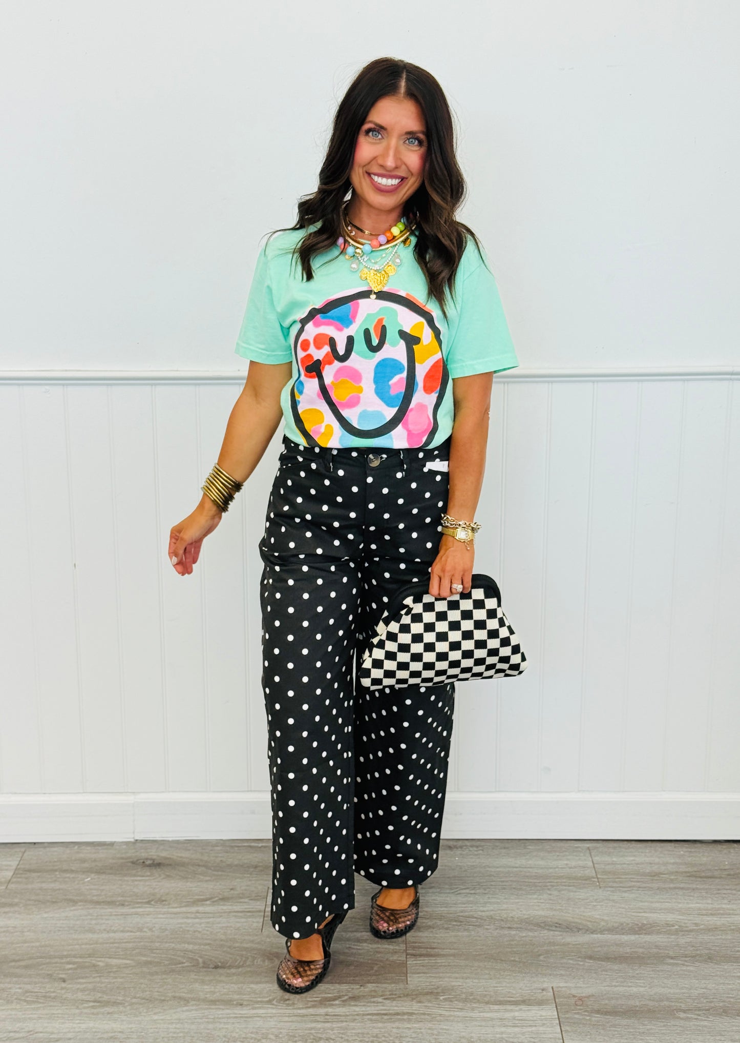 Wildly Happy Face Tee (Reg. and Plus)