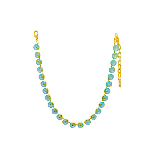 TOVA - The Sofia Necklace - Soft Mint Ignite Glacier Blue