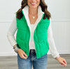 Reversible Puffer Vest with Sherpa Lining (Reg.) - 3 Colors