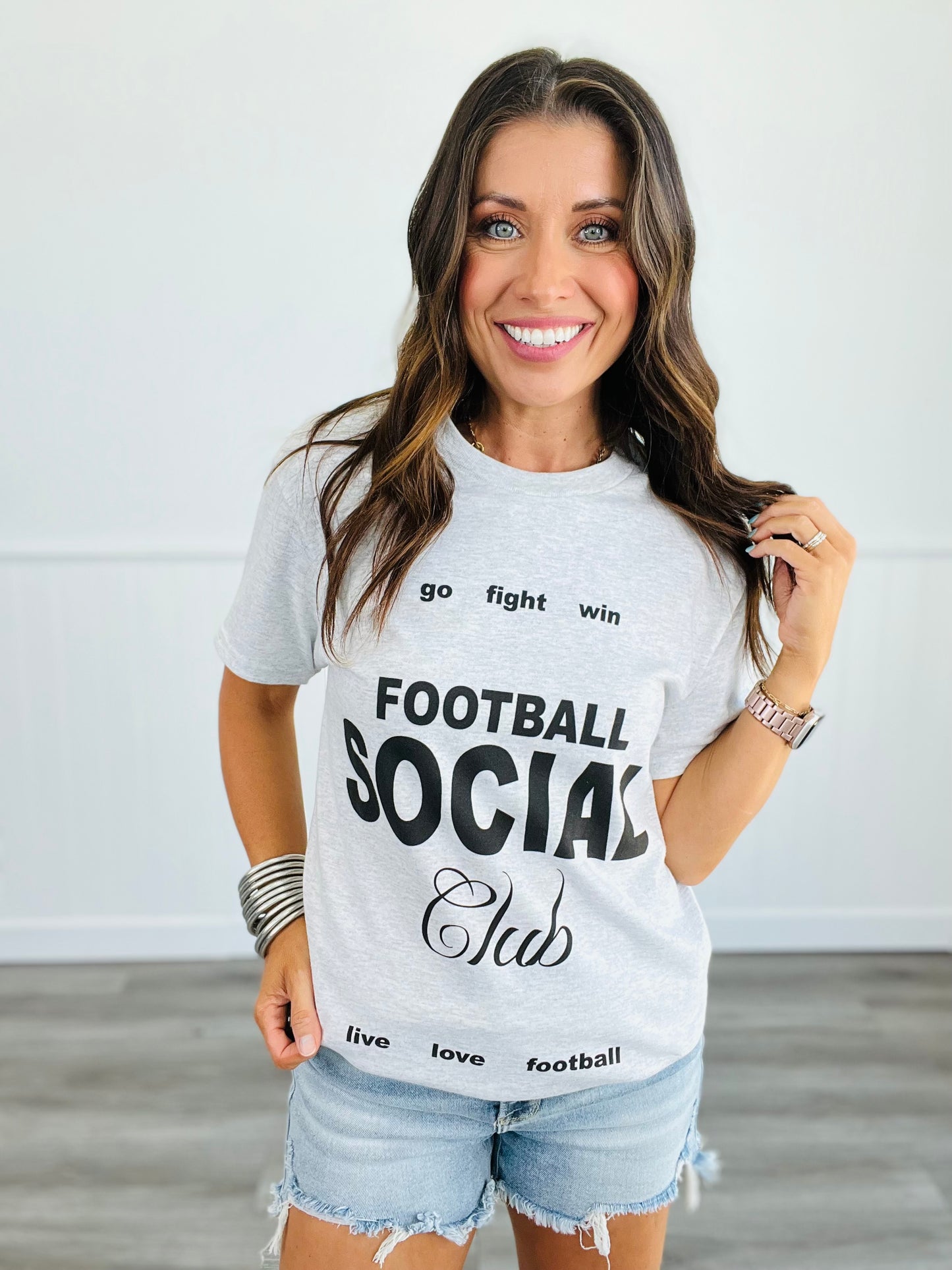 Football Social Live Love Tee (Reg. and Plus)