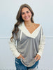 Color Block Pullover Hoodie- 3 Colors