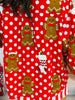 Queen Of Sparkles Polka Dot Gingerbread Man & Stocking Top (Reg. & Plus)