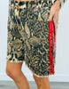 Washed Leopard Denim Shorts (Reg & Plus)