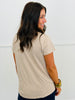 Linen Blend Side Slit Top (Reg.) - 5 Colors