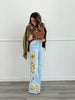 Oli & Hali Sunflower Embroidered Pants (Reg.)