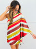 One Shoulder Striped Blouse (Reg.)