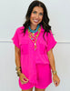 Air Flow Pleat Pockets Shirt & Shorts Set (Reg.) - 4 Colors