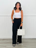 Pleated Perfection Flowy Pants (Reg & Plus)-2 Colors