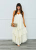 V-Neck Sleeveless Tiered Maxi Dress (Reg. and Plus) - 6 Colors