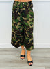Camo Print Cropped Pants (Reg. and Plus)