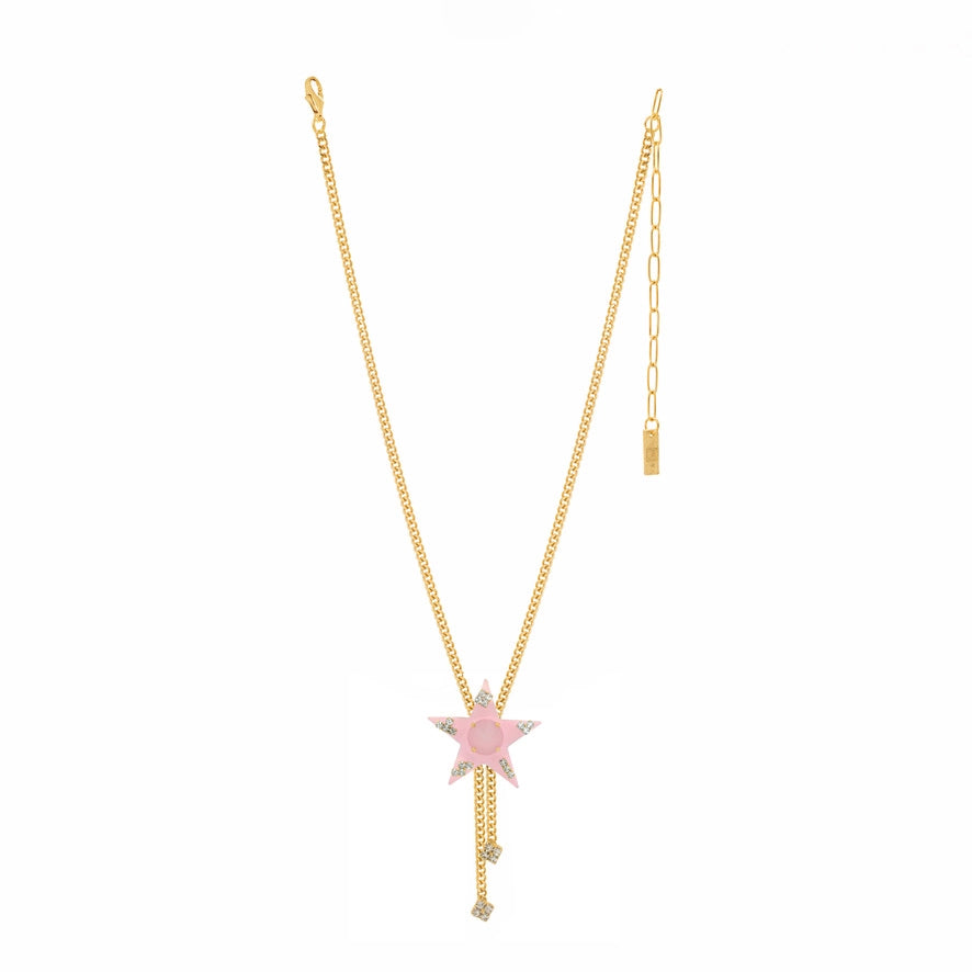 TOVA - Bolo Star Necklace in Roselune