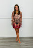 Mixed Animal & Floral Print Blouse (Reg. and Plus)