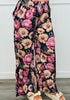 Black Floral Noir & Cheetah Print Pants (Reg & Plus)