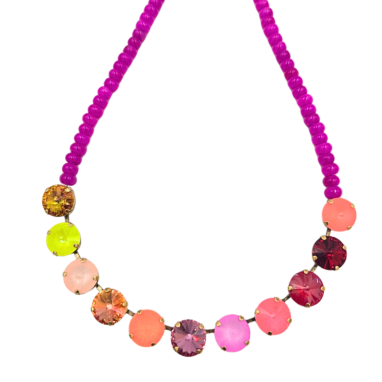 TOVA - Alexandra Necklace - Electric Melon Fairy