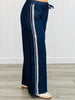 Denim Side Lace Stripe Pants (Reg.)