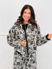 Grey/Black Rose Print Jacket (Reg.)