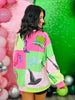 Queen Of Sparkles Licensed Lavender, Pink & Green Wicked Icon Sweatshirt (Reg. and Plus)