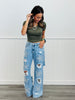 Oli & Hali Denim Star Embellished Pants (Reg.)