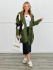 Olive Oversized Yin Yang Cardigan (Reg & Plus)