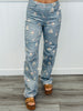 Dusty Blue Sailboat Print Pants (Reg.)