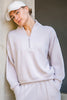 Modal Bubble Sleeve Half Zip Jacket (Reg. and Plus) - 6 Colors