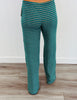 Teal Multi Fleece Pants (Reg.)