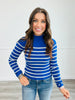 Striped Sensation Sweater Top (Reg)-8 Colors