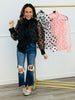 Polka Dot Bliss Organza Blouse (Reg)-3 Colors