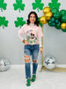 Coquette St. Patrick's Day Mesh LS Top (Reg. & Plus)