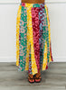 Mixed Floral Print Midi Skirt (Reg. & Plus)