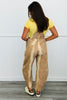 Camel Denim Bambi Print Overalls (Reg.)