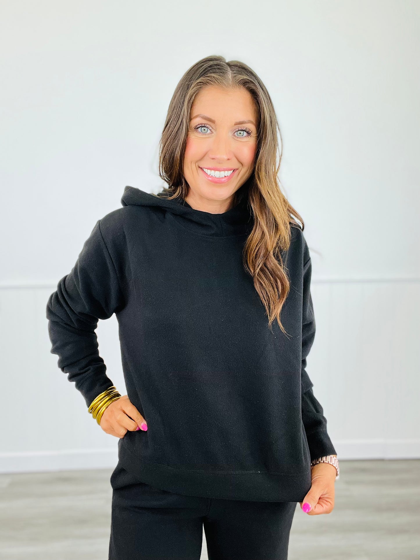 Black Comfort Pullover Hoodie (Reg & Plus)