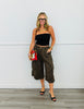 Leopard Print Cargo Culottes (Reg & Plus)