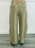 Beige Spotted Barrel Pants (Reg.)