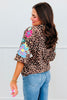 Donna Leopard Embroidered Top (Reg. and Plus)