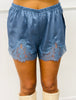 Lovely Lace Trim Silky Shorts Remix (Reg.) - 2 Colors