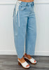 Risen Lacey Lace Up Slouchy Jeans (Reg.)