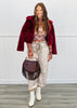 Leopard Print Interlaced Belt Barrel Pants (Reg.)