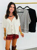 Button Front Boxy Knit Cardigan (Reg. and Plus) - 3 Colors